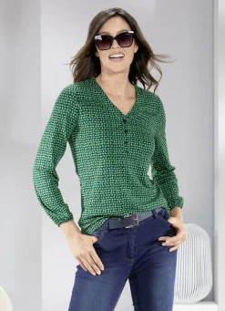 Sportives Shirt mit Biesenzier