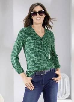 Sportives Shirt mit Biesenzier