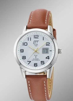 Sportliche Funk-Solar Damenuhr