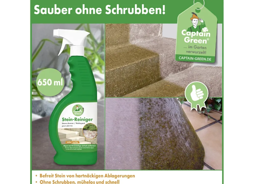 Steinreiniger, 650 ml, von Captain Green