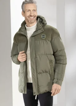 Steppjacke mit Cordbesatz