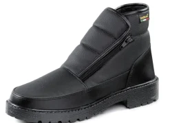 Stiefelette aus Synthetikmaterial
