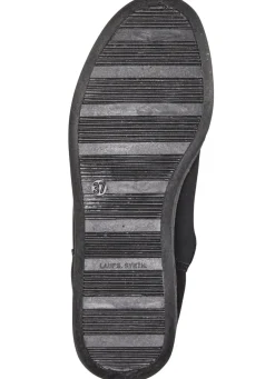 Stiefelette aus weichem, gestepptem Nubukmaterial