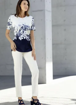 Stilvolles Shirt mit Strass-Schriftzug