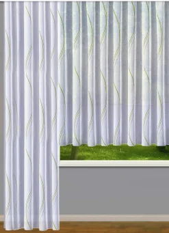 Store im Wellen-Dessin mit Universalschienenband