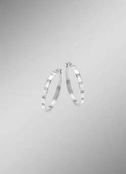 Strahlende Creolen mit synth. Zirkonia für unvergessliche Momente