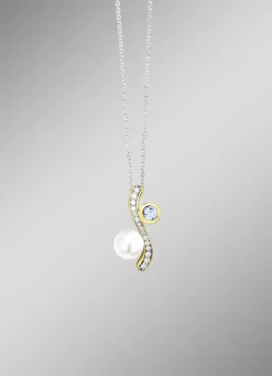 Strahlende Schönheit – Anhänger aus Silber mit edler Vergoldung