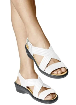 Stretch-Bequem-Sandalette