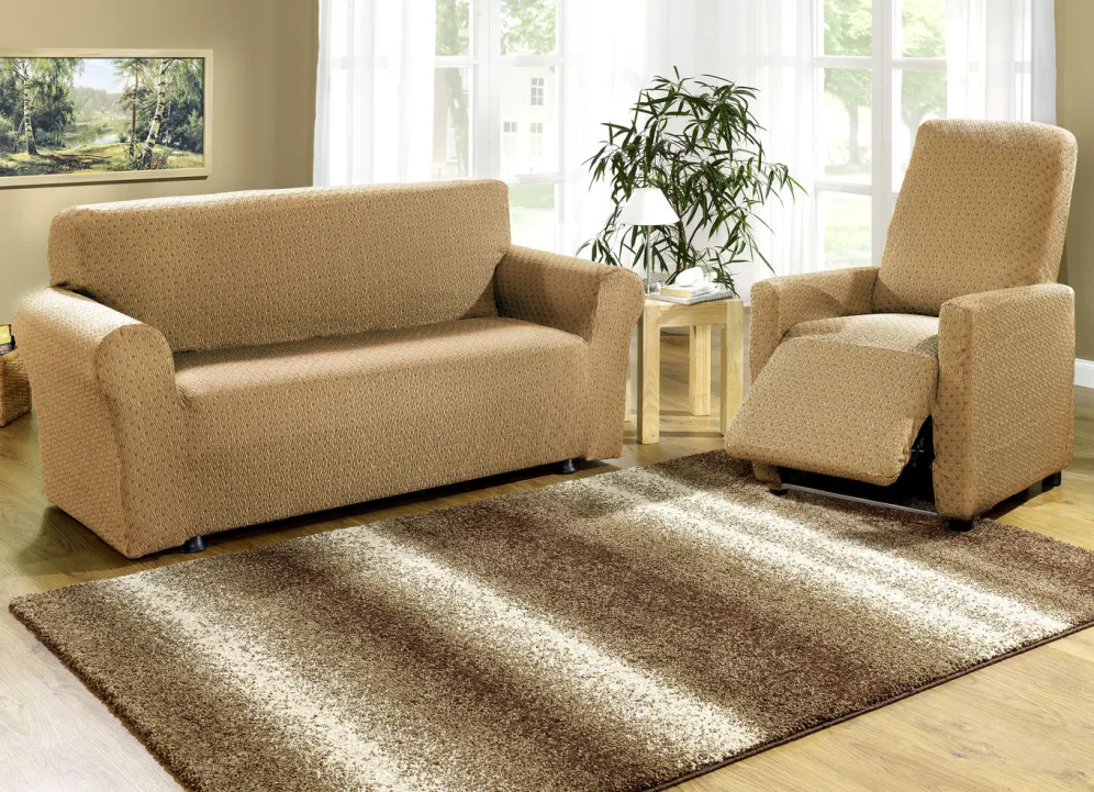 Stretchbezüge mit schöner Strukturierung