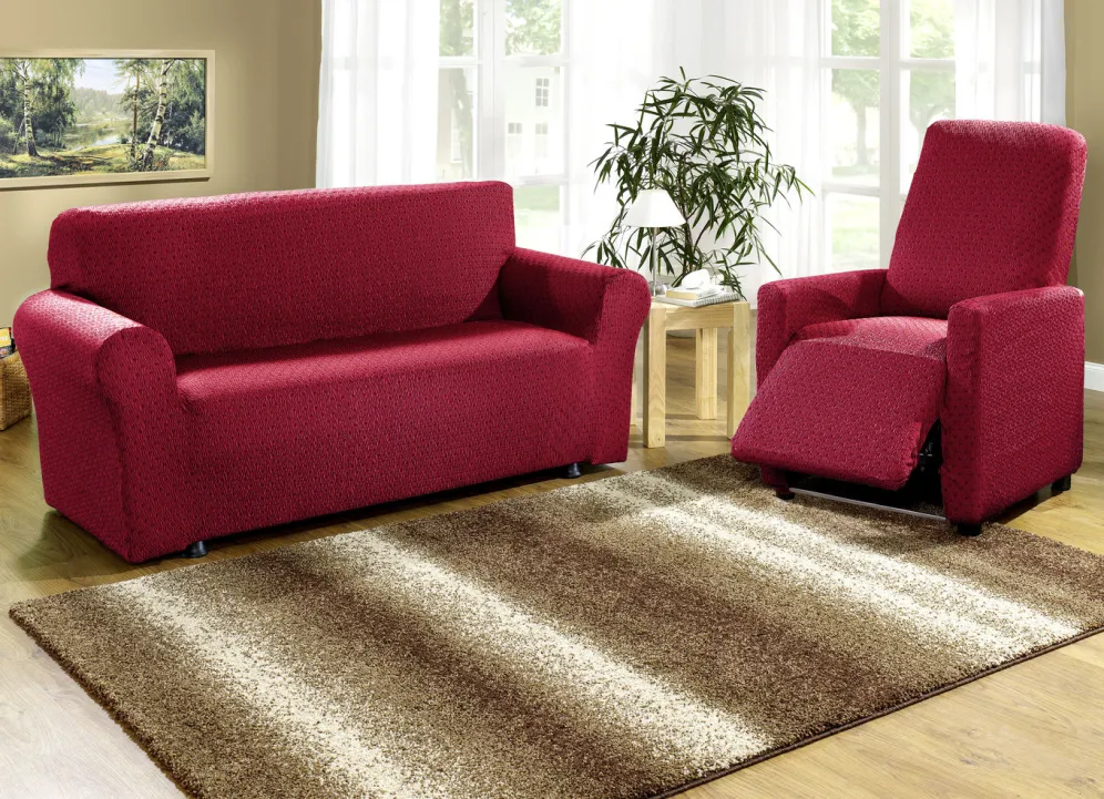 Stretchbezüge mit schöner Strukturierung