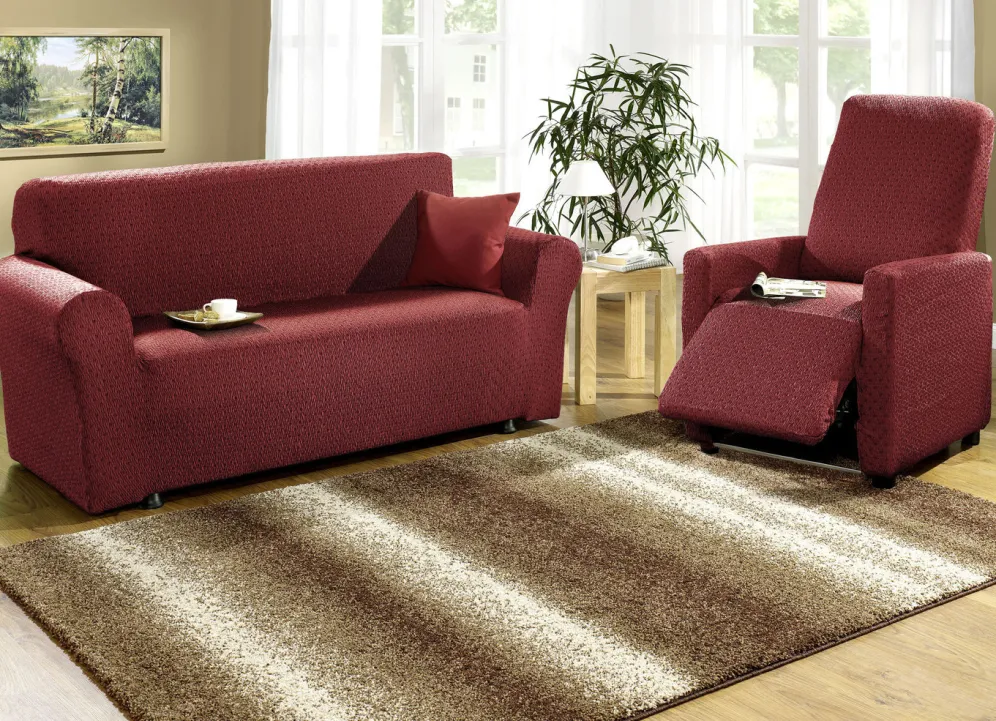 Stretchbezüge mit schöner Strukturierung