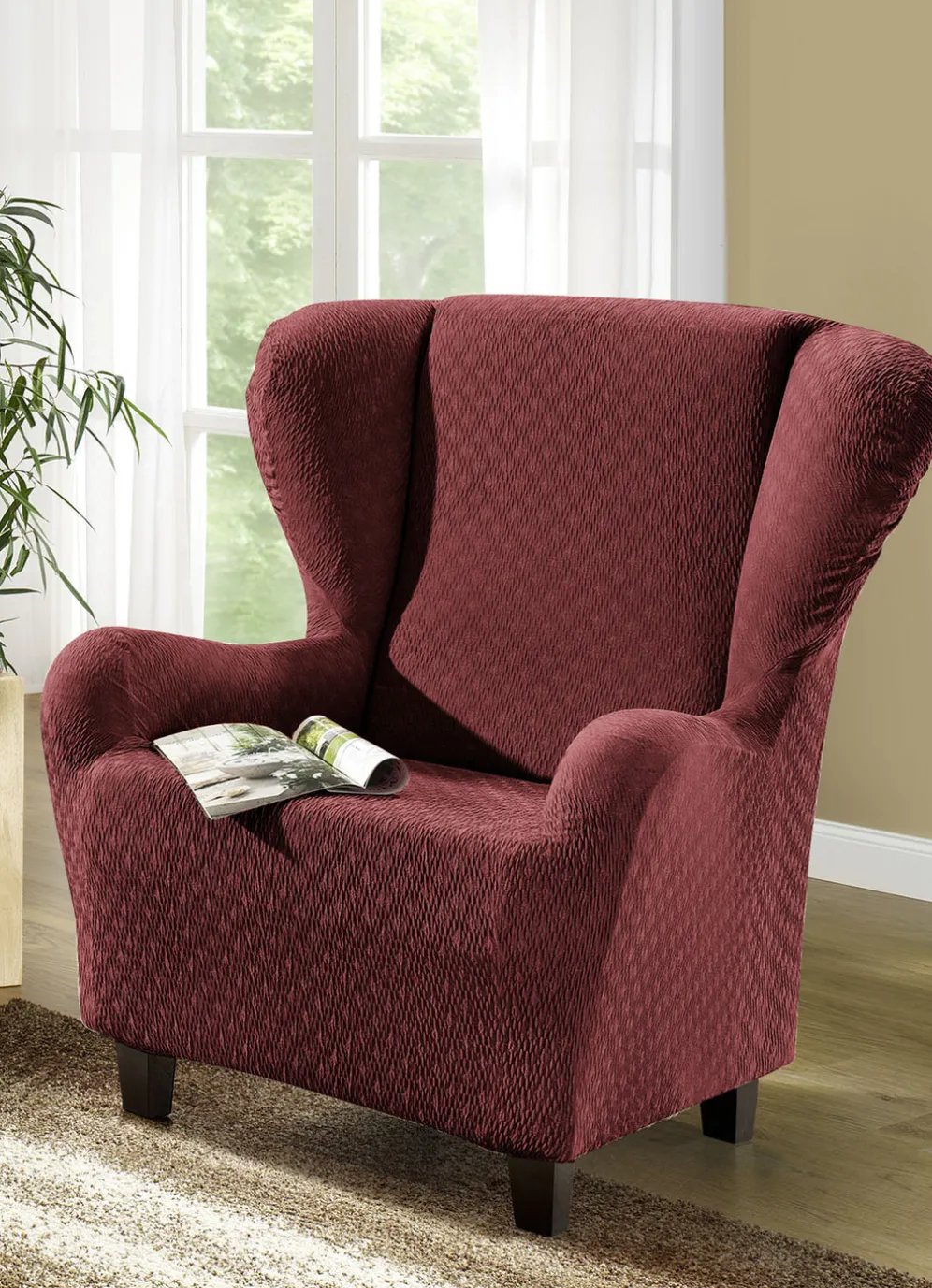 Stretchbezüge mit schöner Strukturierung