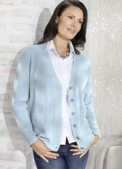 Strickjacke aus Schurwolle (Merino)