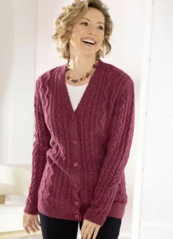 Strickjacke in sehr flauschiger Qualität