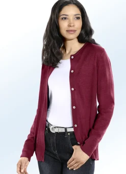 Strickjacke mit Schurwolle