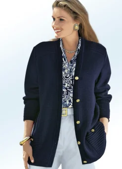 Strickjacke mit Schurwolle