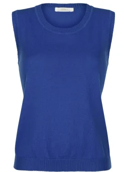 Stricktop aus reiner Baumwolle