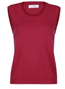 Stricktop aus reiner Baumwolle