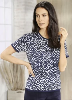 Strick-Twinset in weich fließender Qualität