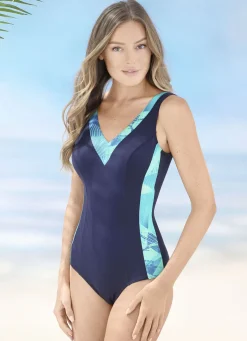 Sunmarin Badeanzug mit Einsätzen und Vollkorsage, bis Cup F