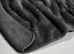 Superkuschelige Wohndecke in Teddyfleece-Qualität