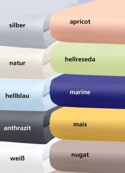 Superweiche Spannbetttücher und Kissenbezüge