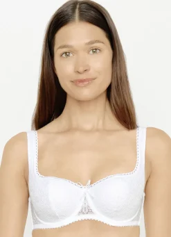 Susa Dirndl-BH mit floraler Elastikspitze im Vorderteil