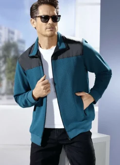 Sweatjacke mit Seitentaschen