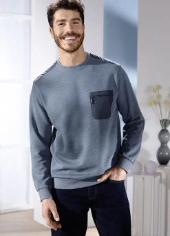 Sweatshirt mit Brusttasche