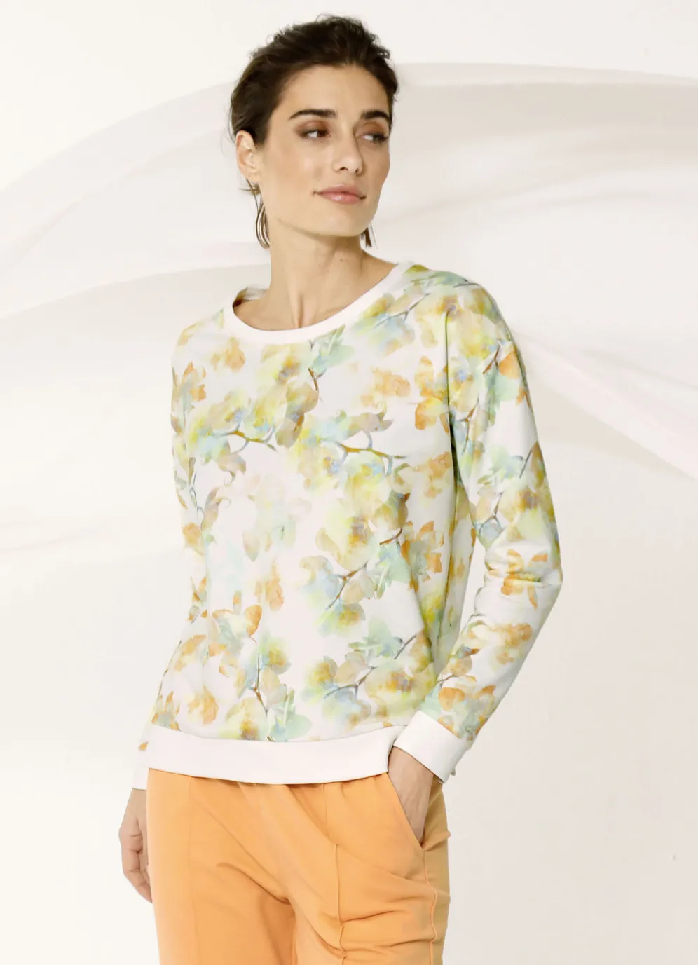 Sweatshirt mit Rundhalsausschnitt