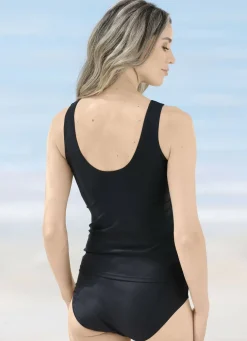 Tankini mit platziertem Druckdessin und Softschalen