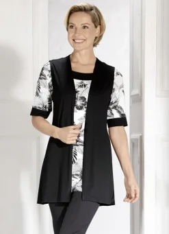 2-teiliges Set mit schwarzer Blende