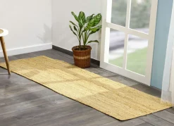 Teppiche und Brücken aus Jute