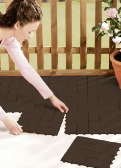 Terrassenplatten-Set, 12-teilig