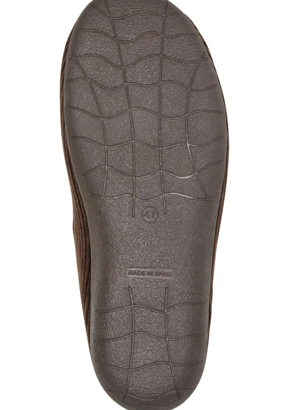 Textil-Hausschuh in Cord-Optik