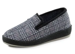 Textil-Hausschuh mit anatomisch geformtem Fußbett