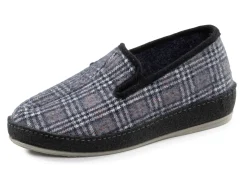 Textil-Hausschuh mit anatomisch geformtem Fußbett