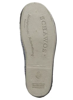 Textil-Hausschuh mit anatomisch geformtem Fußbett