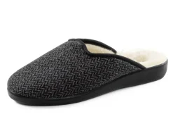 Textil-Pantoffel mit Warmfutter aus reiner Wolle