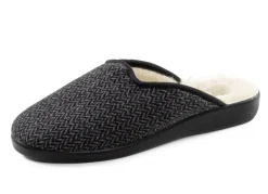 Textil-Pantoffel mit Warmfutter aus reiner Wolle
