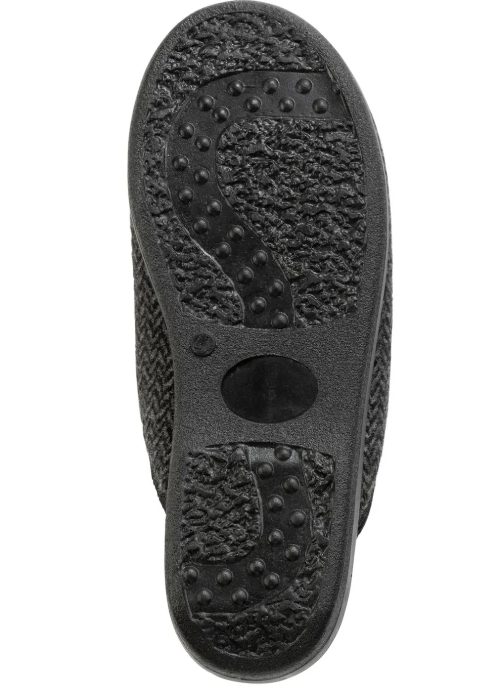 Textil-Pantoffel mit Warmfutter aus reiner Wolle