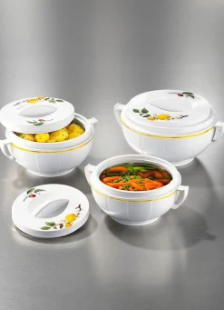 Thermoschüssel-Set, 3-teilig, mit Drehverschluss