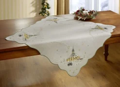 Tisch- und Raumdekoration mit echter Plauener Spitze