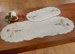 Tisch- und Raumdekoration mit echter Plauener Spitze