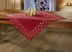 Tisch- und Raumdekoration mit Glitzergarn