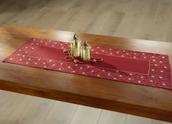 Tisch- und Raumdekoration mit Glitzergarn