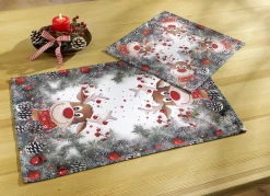 Tisch- und Raumdekoration mit witzigen Elch-Motiven