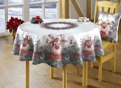 Tisch- und Raumdekoration mit witzigen Elch-Motiven