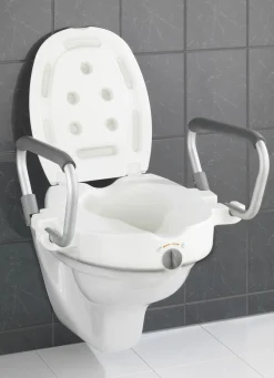 Toilettensitzerhöher mit Armlehnen