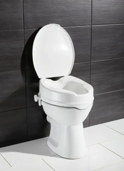 Toilettensitzerhöhung mit Deckel